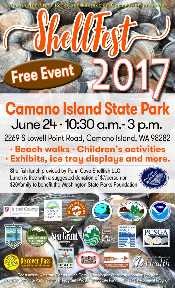 Shellfest 2017 Poster Camano Island Final
